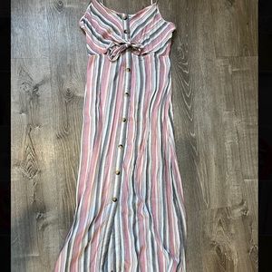 Maxi dress with cut outs